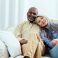 Relaxed couple satisfied with their retirement planning