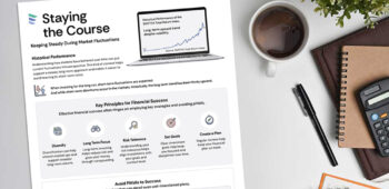 Staying the Course Infographic